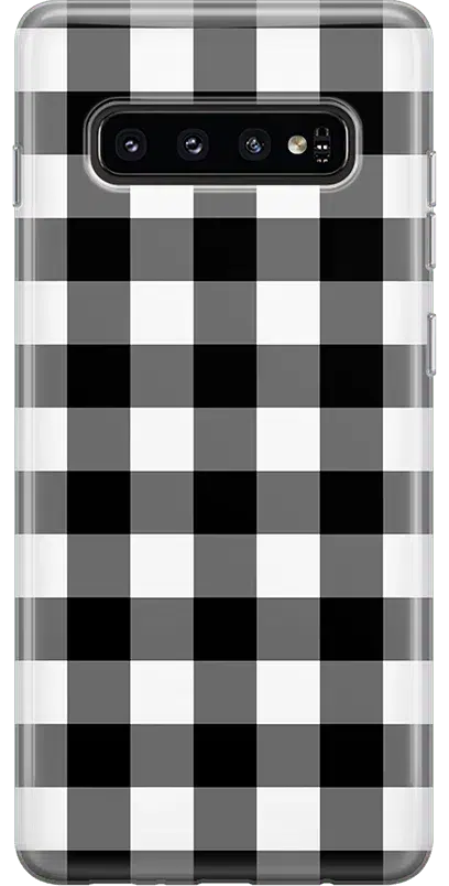 Check Me Out | Checkerboard Samsung Case Samsung Case get.casely Classic Galaxy S10 Plus 