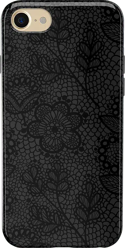 Lace Me Up | Black Floral Case iPhone Case get.casely Classic iPhone 6/7/8 