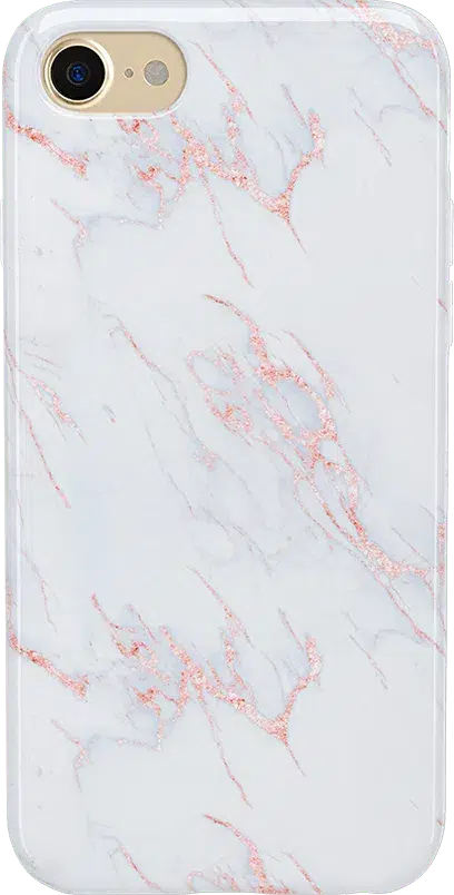 Subtle Blush | White and Pink Marble Case iPhone Case get.casely Classic iPhone 6/7/8 