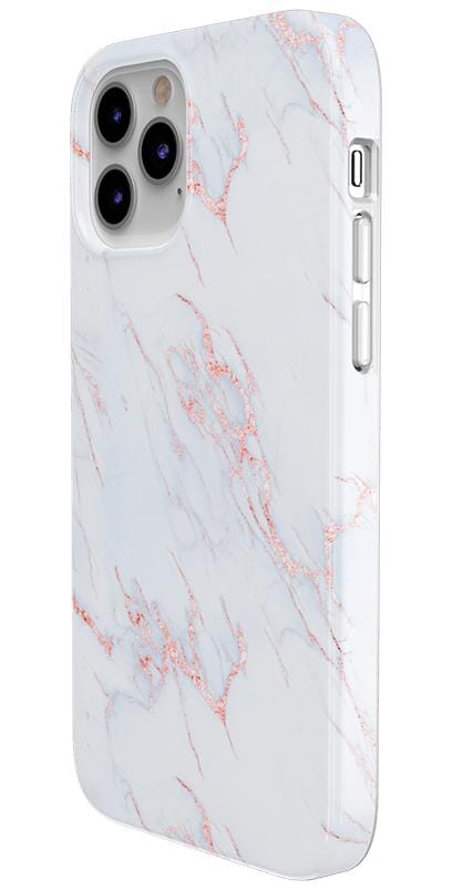 Subtle Blush | White and Pink Marble Case