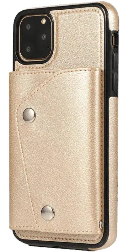 Gold Vegan Leather | Wallet Case iPhone Case get.casely Wallet iPhone 11 