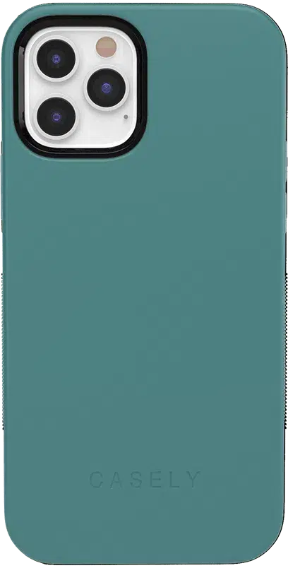 Dark Teal Blue on Aqua Mint | Ultra-Protective Bold Case iPhone Case get.casely 