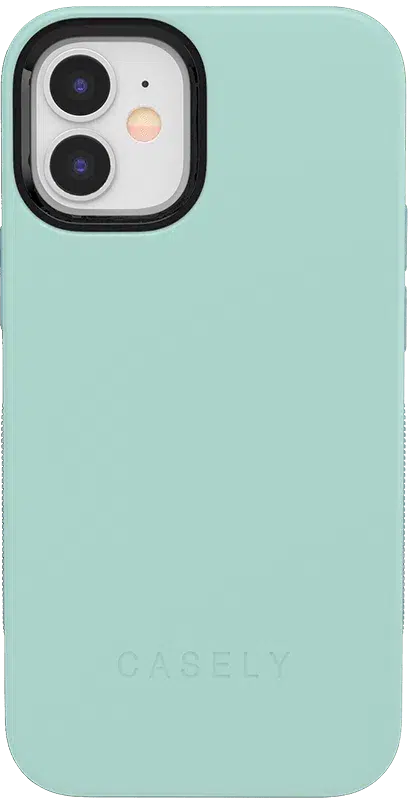 Aqua Mint on Aqua Mint | Ultra-Protective Bold Case iPhone Case get.casely 