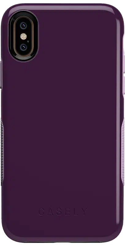 Plum Purple on Light Purple | Ultra-Protective Bold Case iPhone Case get.casely Bold iPhone 12 Pro Max 