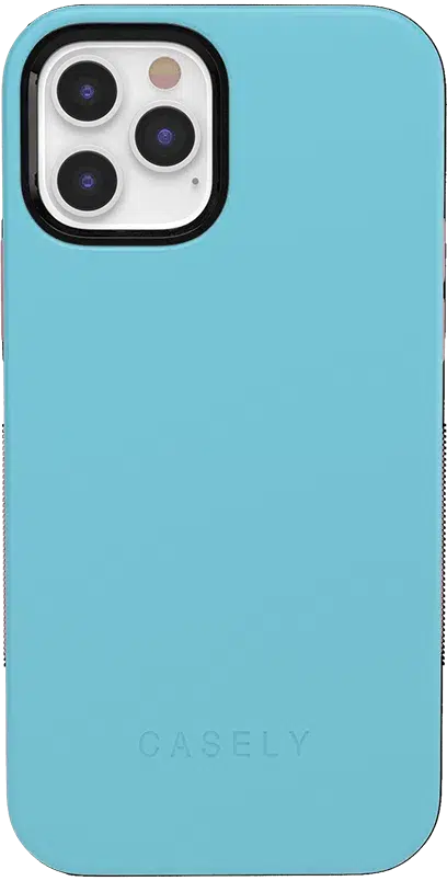 Cotton Candy Electric Blue on Pink | Ultra-Protective Bold Case iPhone Case get.casely Bold iPhone 12 Pro Max 