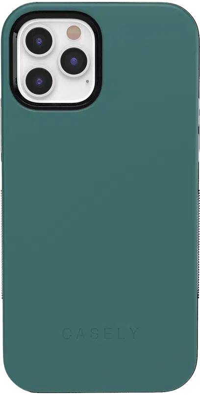 Deep Teal on Nude | Ultra-Protective Bold Case iPhone Case get.casely 