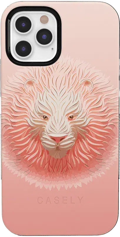 Hear Me Roar | Blush Lion Case iPhone Case get.casely Classic iPhone 12 Pro Max 