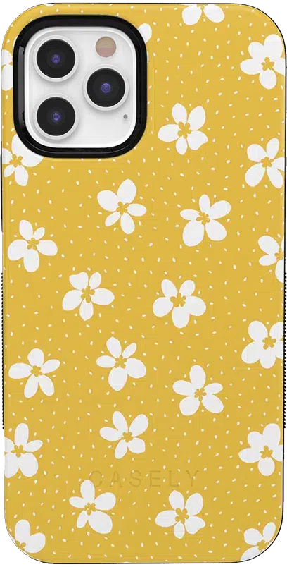 Flower My World | Yellow Floral Case iPhone Case get.casely Bold iPhone 12 Pro 