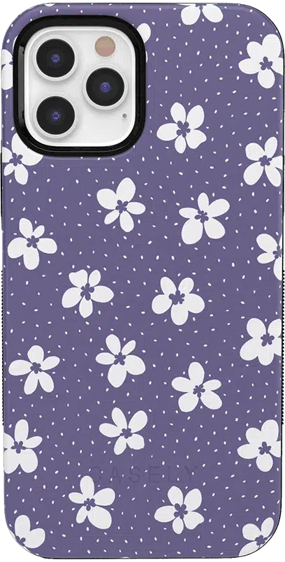 Flower My World | Purple Mauve Floral Case iPhone Case get.casely Bold iPhone 12 Pro 