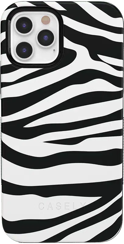 Into the Wild | Zebra Print Case iPhone Case get.casely Classic iPhone 12 Pro Max 