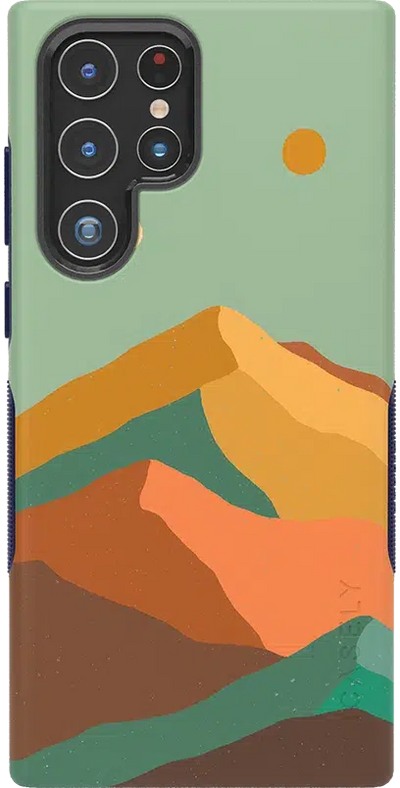Endless Peaks | Colorblock Mountain Samsung Case Samsung Case get.casely Bold Galaxy S22 