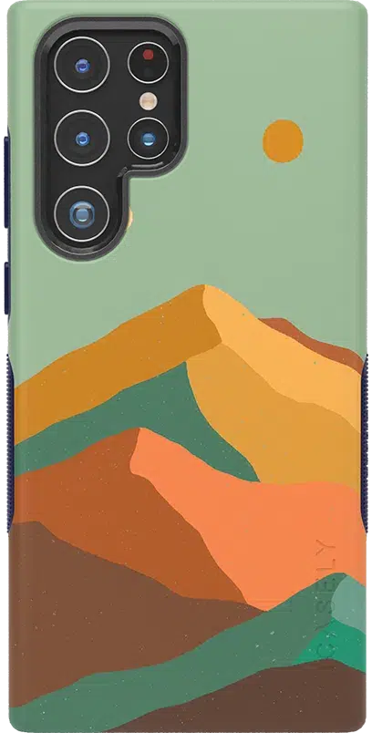 Endless Peaks | Colorblock Mountain Samsung Case Samsung Case get.casely Bold Galaxy S22 Ultra 
