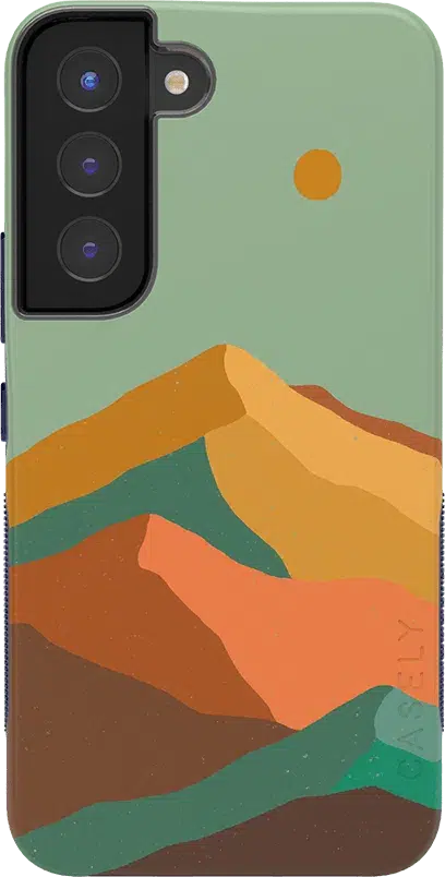 Endless Peaks | Colorblock Mountain Samsung Case Samsung Case get.casely Bold Galaxy S22 