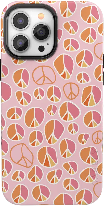 Peace Out | Groovy Peace Sign Case iPhone Case get.casely Classic + MagSafe® iPhone 13 Pro Max 
