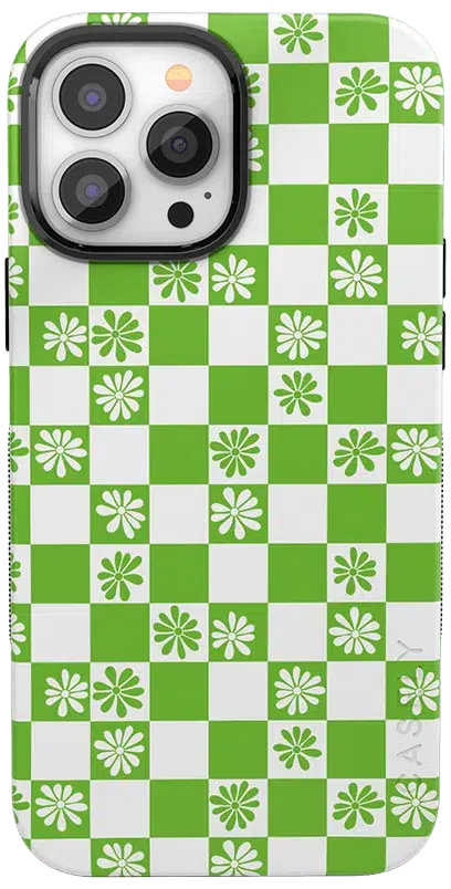 Check Mate | Daisy Checkerboard Floral Case iPhone Case get.casely Classic + MagSafe® iPhone 13 Pro Max 