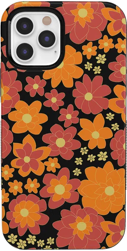 Flower Child | Bright Retro Floral Case iPhone Case get.casely Classic iPhone 12 Pro 