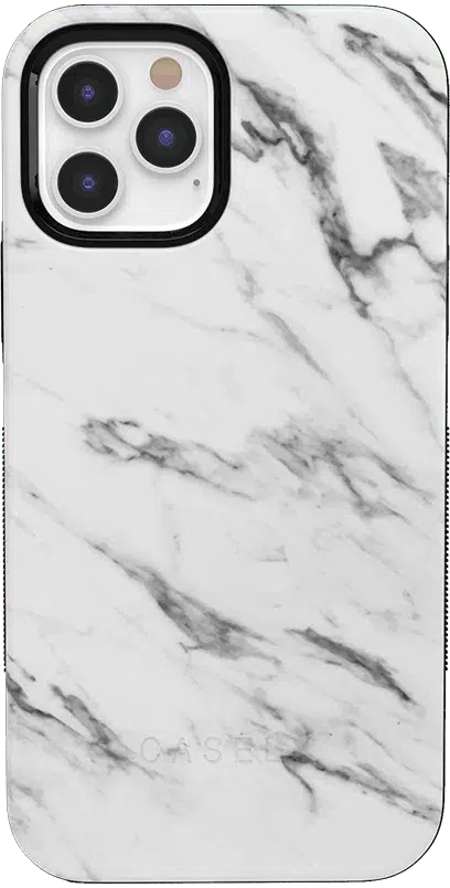 Take Me for Granite | White Marble Case iPhone Case get.casely Classic iPhone 12 Pro 