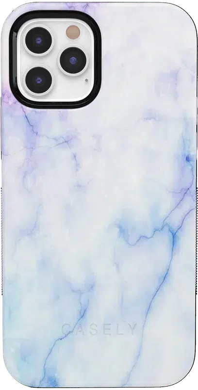 Cotton Candy | Blue & Purple Marble Case iPhone Case get.casely 