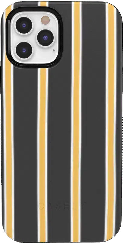 Fine Lines | Mustard Yellow Pinstripe iPhone Case iPhone Case get.casely 