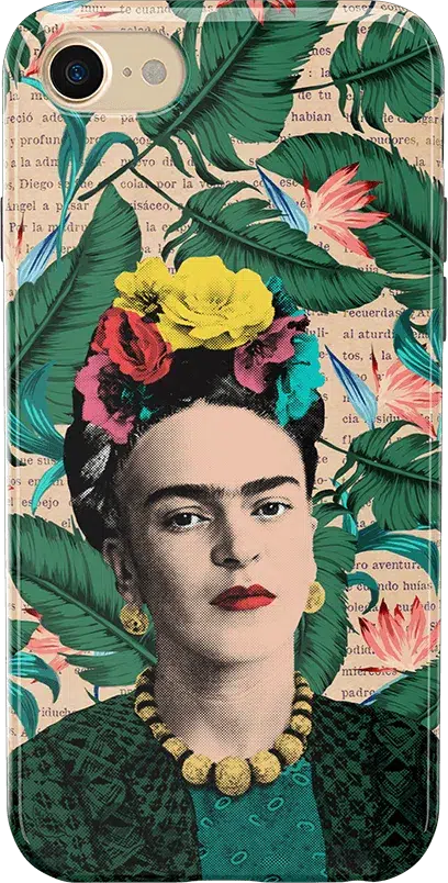 Find Your Muse | Frida Kahlo Portrait Floral Case iPhone Case get.casely Classic + MagSafe® iPhone 13 Pro Max 