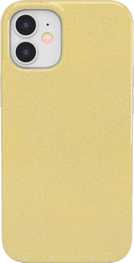 Early Riser | Yellow Pastel Shimmer Case iPhone Case get.casely Classic + MagSafe® iPhone 15 Pro 