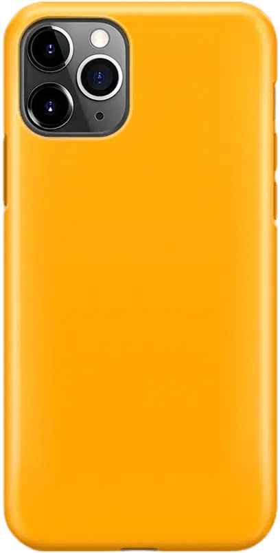 Rebel in Orange | Solid Neon Orange Case iPhone Case get.casely Classic iPhone 11 Pro Max 