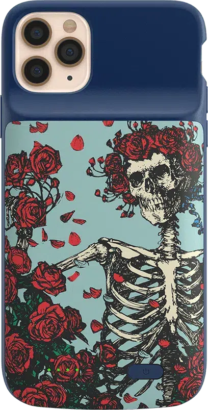 Forever Grateful | Grateful Dead Skeleton Floral Case iPhone Case Grateful Dead Classic + MagSafe® iPhone 13 Pro Max 
