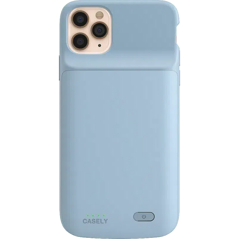 Light Blue | Battery-Powered Charging Case iPhone Case get.casely Power 2.0 iPhone 11 Pro Max 