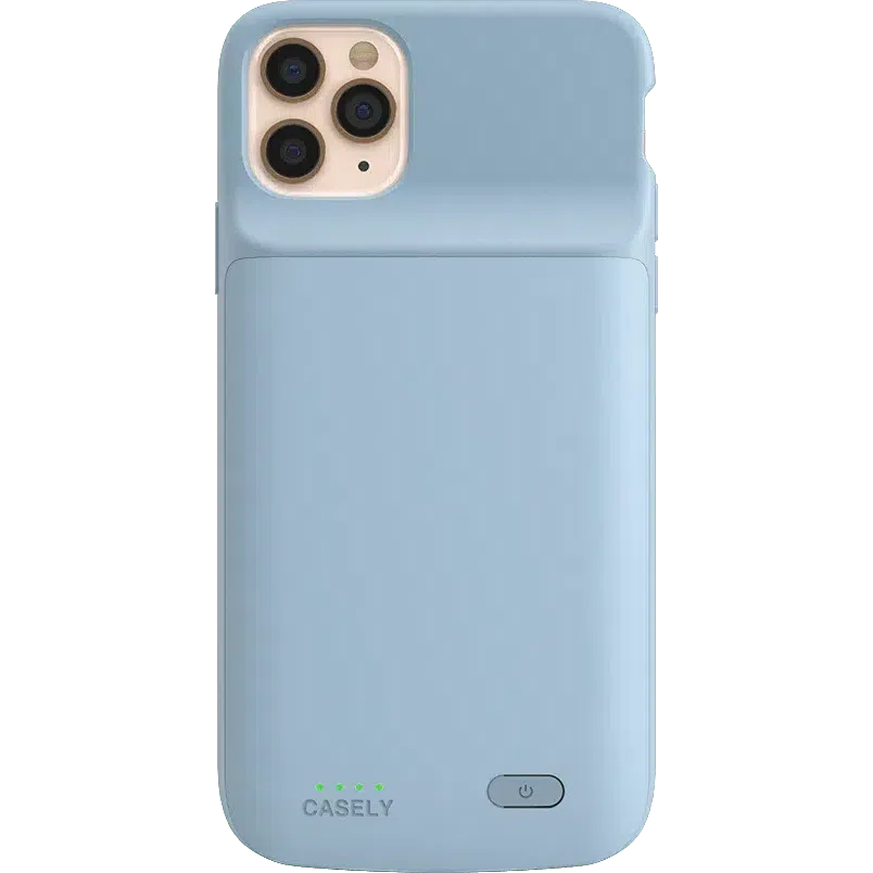Light Blue | Battery-Powered Charging Case iPhone Case get.casely Power 2.0 iPhone 11 Pro Max 