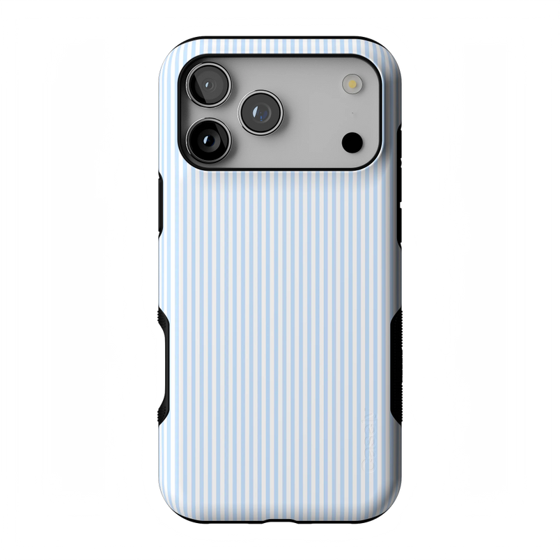 Stripes and the City | Light Blue Pinstripe Case