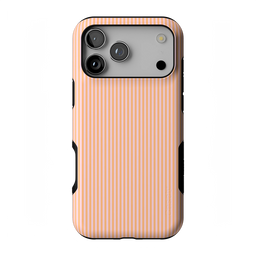 Stripes and the City | Orange & Pink Pinstripe Case