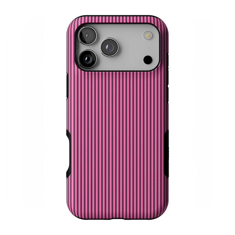 Stripes and the City | Pink & Purple Pinstripe Case