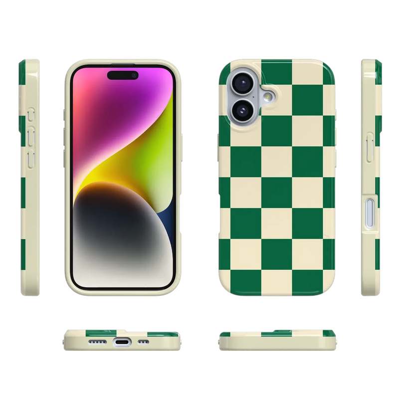 Fit Check | Green Checkerboard Case
