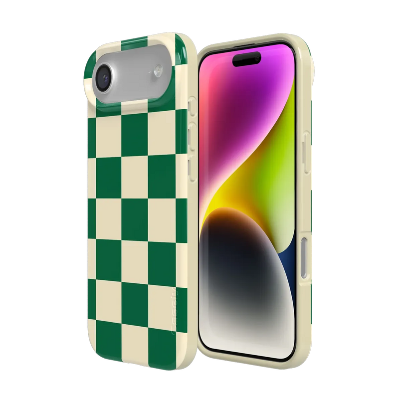 Fit Check | Green Checkerboard Case