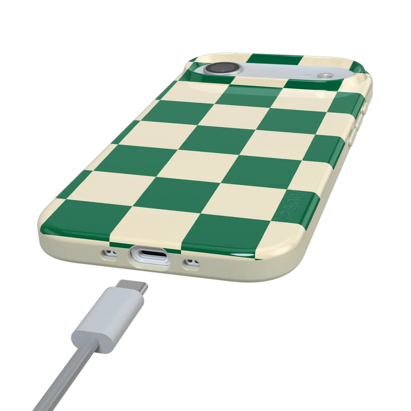Fit Check | Green Checkerboard Case