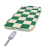 Fit Check | Green Checkerboard Case
