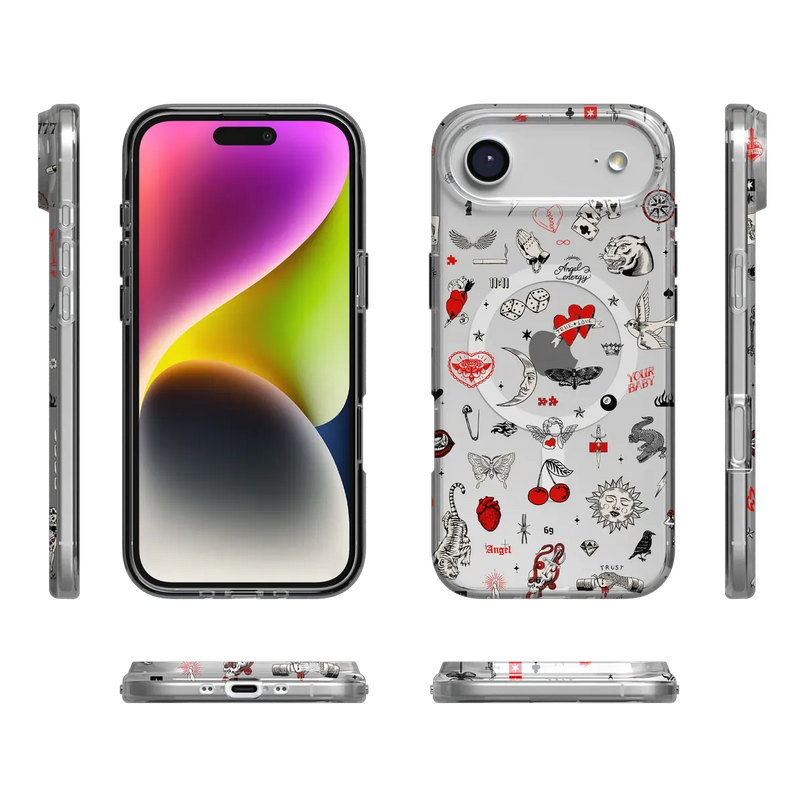 Not a Phase | Clear Flash Tattoo Case