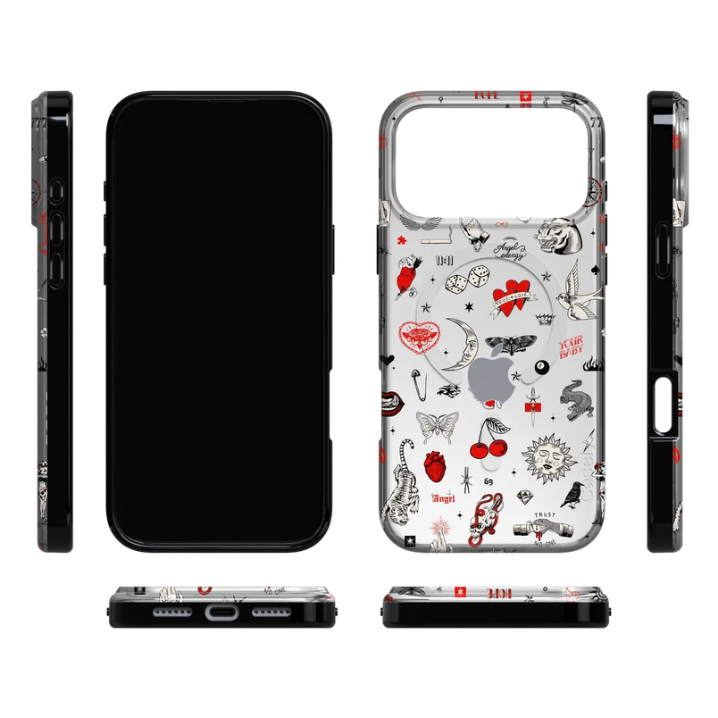 Not a Phase | Clear Flash Tattoo Case