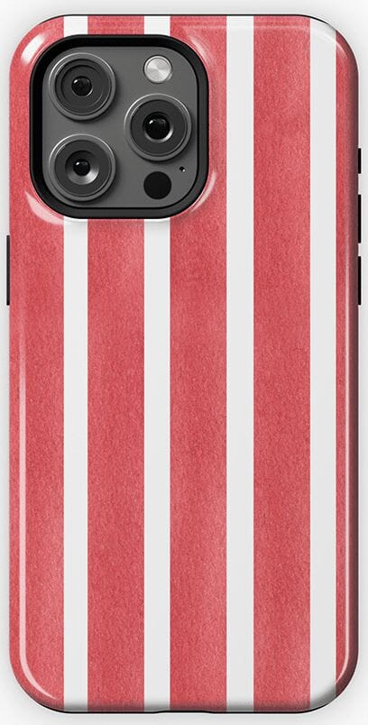 East Coast Summer | Red Stripes Case Phone Case Casetry Essential + MagSafe® iPhone 13 Pro Max 