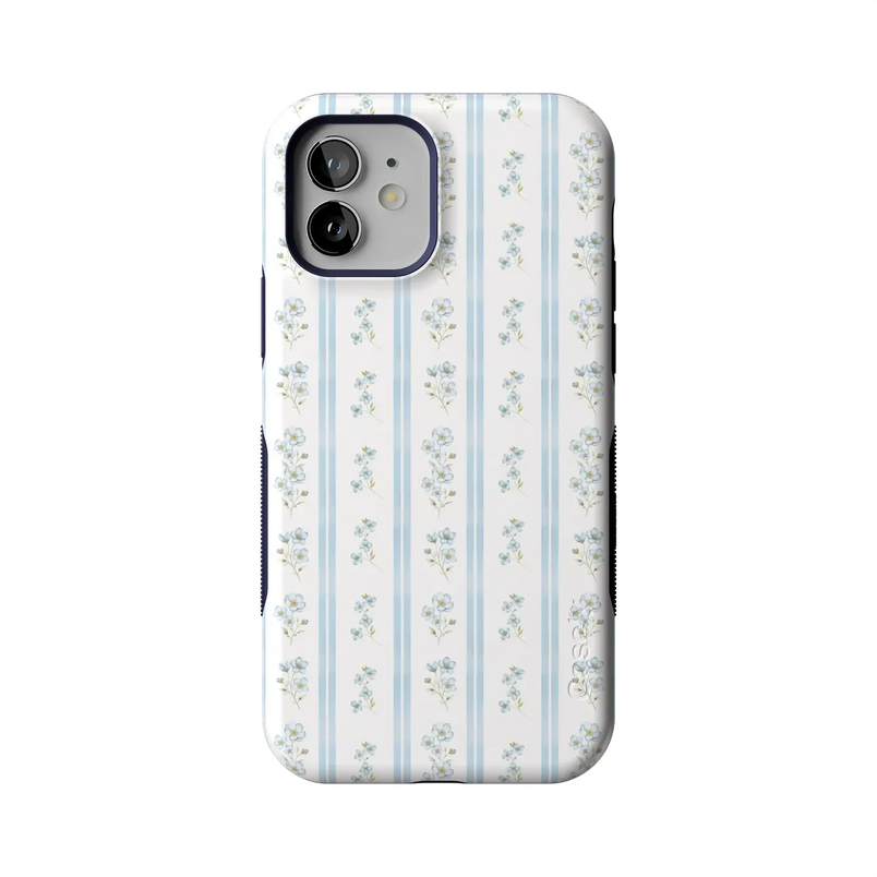 Cottage Stripe | Blue Floral Case