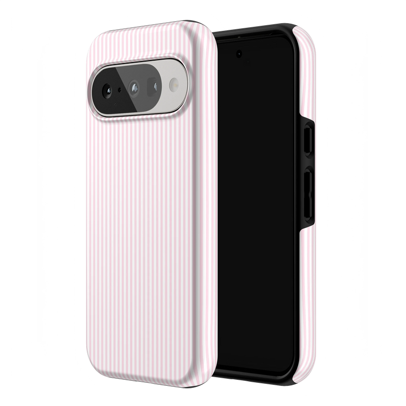 Stripes and the City | Light Pink Pinstripe Case