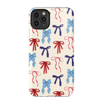 American Girlie | Red White & Blue Bows Case - iPhone 11 Pro