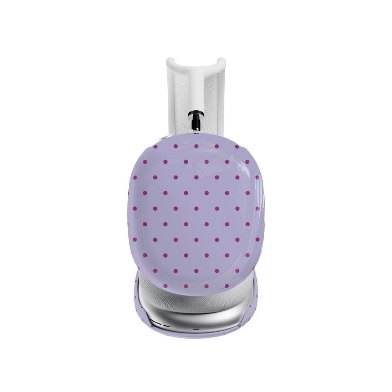 On the Dot | Purple & Plum Polka Dot AirPods Max Case