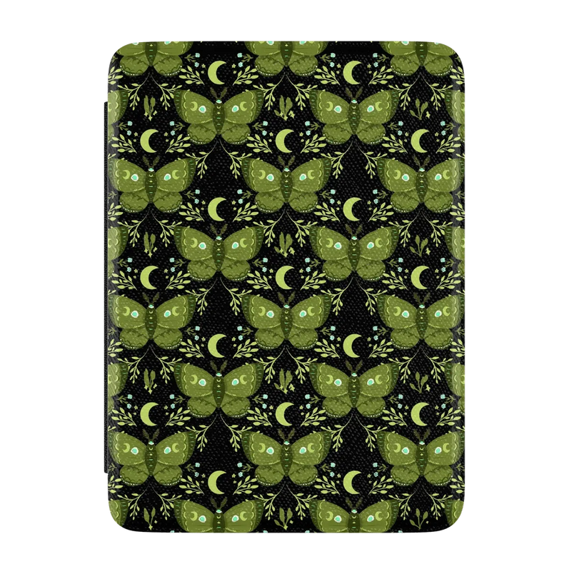 Mystic Moths | Green Twilight Kindle Case | Casely
