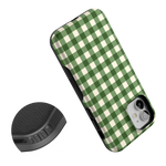 Checked Twice | Green Plaid Case
