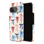 American Girlie | Red White & Blue Bows Case