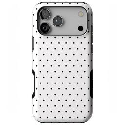 On the Dot | Black Polka Dot Case
