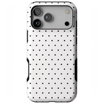 On the Dot | White Polka Dot Case