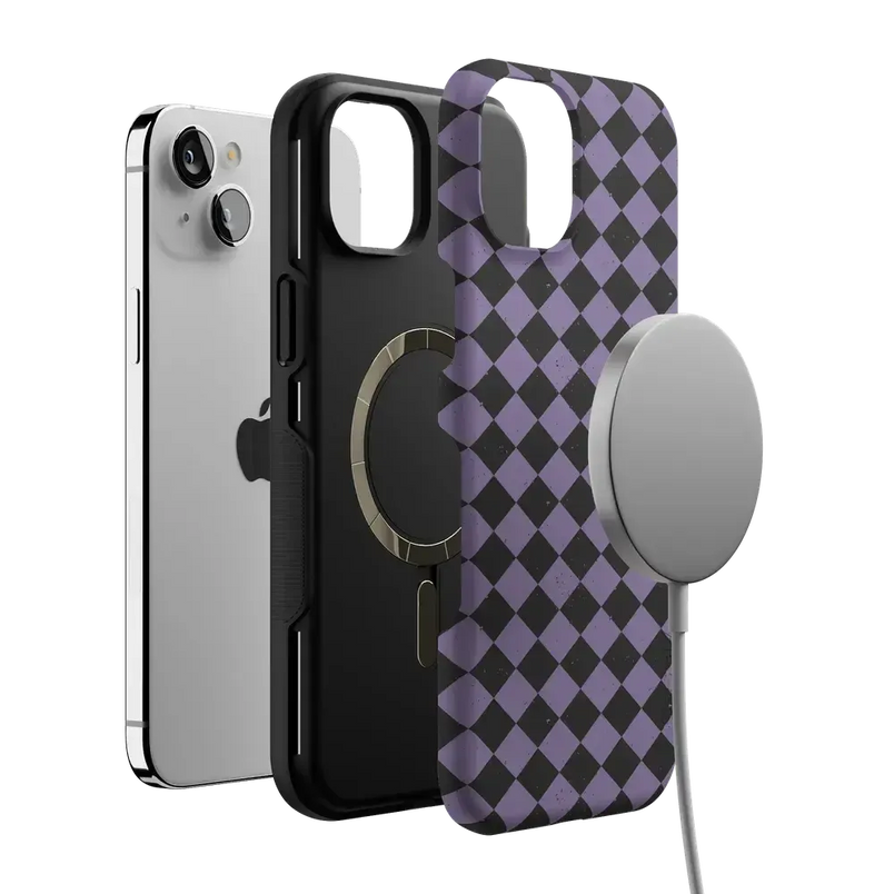 Midnight Hex | Purple Checkered Case