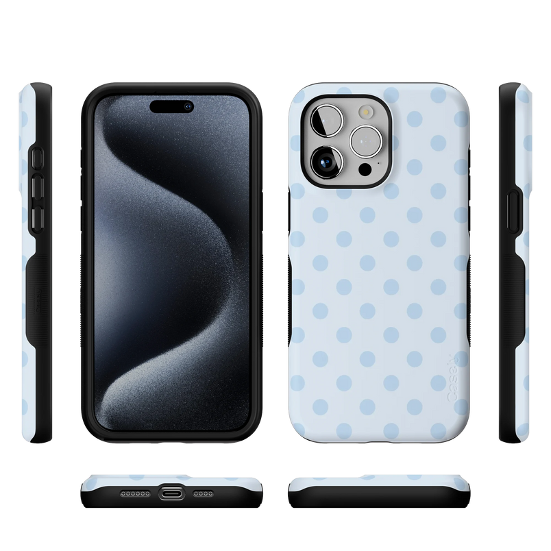 Spotted in SoHo | Light Blue Polka Dot Case